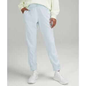 Lululemon Brushed Softstreme Ribbed High-Rise Jogger Powder Blue Size 8